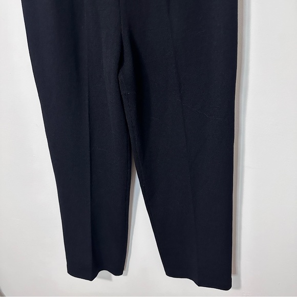 Vintage St. John High Rise Pleated Santana Knit Trousers Size 10 - Picture 3 of 7